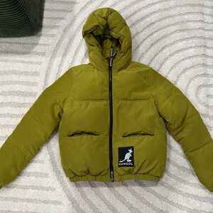 Kangol Green Puffer Jacket